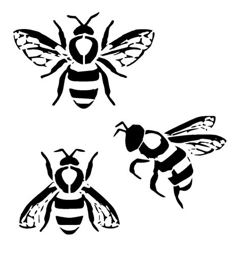 Bee Stencil Printable